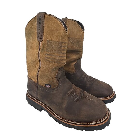 thorogood Other - Thorogood Men's 11" Waterproof Western Wellington Work Boot USA 814-4338 10.5 EE